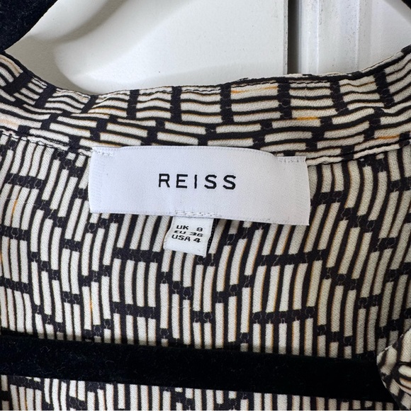Reiss Mellie Bead Print Midi Dress - Picture 9 of 11
